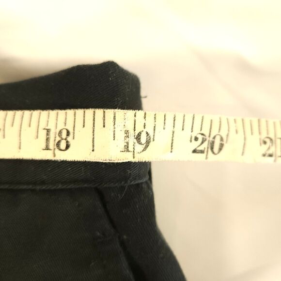 LL Bean Womens 18 Black Elastic Waist Stretch High Rise Waist Chino Khaki Pants - Picture 5 of 7